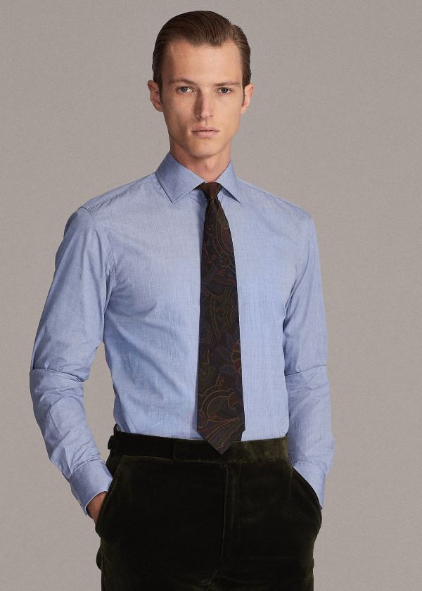 Camisa Ralph Lauren End-on-End Homem 06129-XLWU